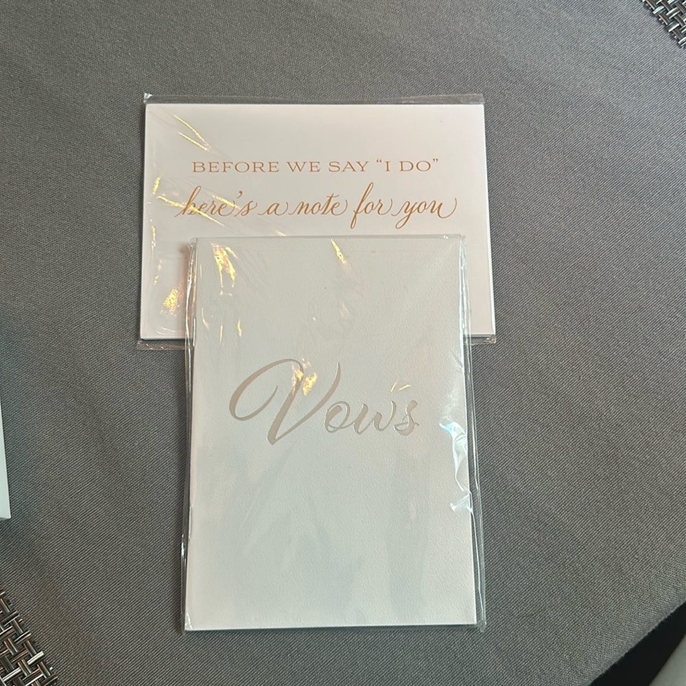 NWT Before We Say I Do Cards and Vow Book Bundle